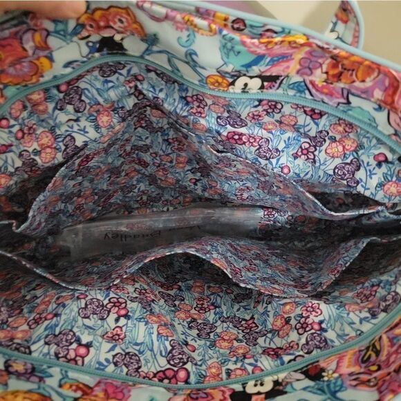 Disney Mickey Mouse and Friends Colorful Garden Iconic Vera Tote by Vera Bradley - Picture 13 of 13